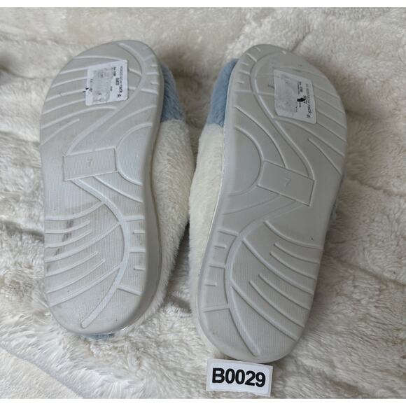 MIA Slipper 7 Plush Footbed Slide Scuffette Fuzzy - Picture 5 of 5